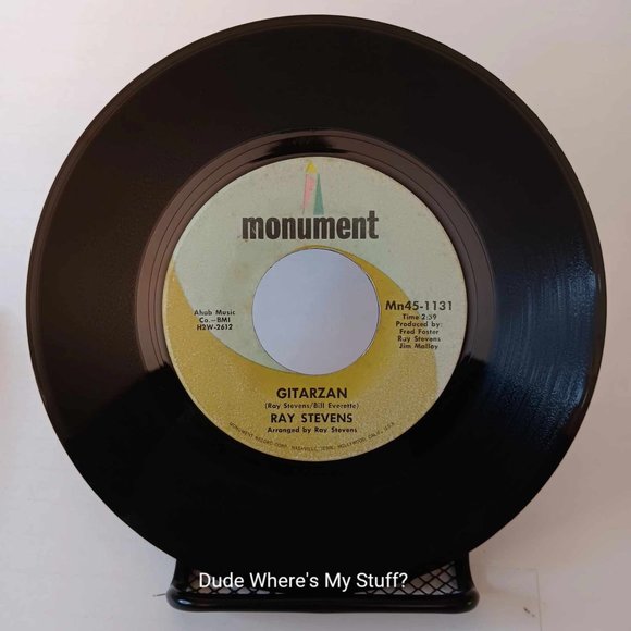 RAY STEVENS - GITARZAN - BAGPIPES THAT'S MY BAG - VINYL - 45 RPM - 1969 - (RS) - Picture 1 of 2